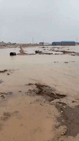 Camp for Displaced Syrians Flooded by Drenching Rains