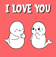 I Love You Animation GIF by Sappy Seals