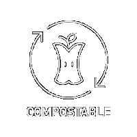 SebestaApothecary apple ecofriendly compostable sebesta apothecary Sticker