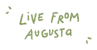 The Masters Golf Sticker by Catharina Stewart