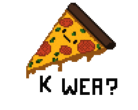 minuri funny food pizza delicious Sticker