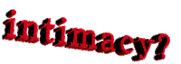 intimacy spinning Sticker by AnimatedText