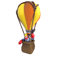 Hot Air Balloon Fun Sticker