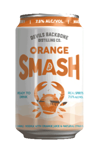Smash Ready To Drink Sticker by Devils Backbone Brewing Company