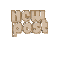 New Post Nieuw Sticker by Natasja | WATZIJZEGT