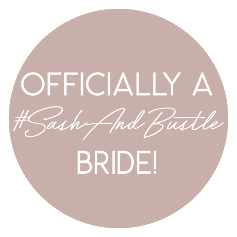 Say Yes Wedding Sticker by Sash + Bustle