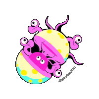 Moon Monster Sticker