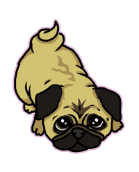 Dog Food Sticker by Livia Farkas @ urban:eve