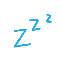Tired Sleep Sticker