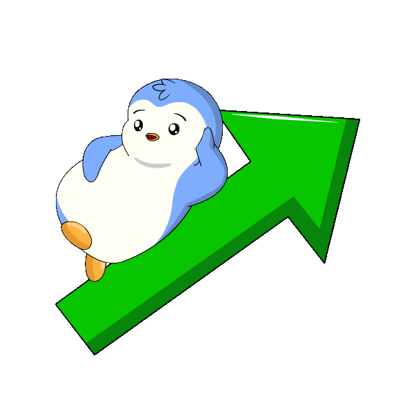All Time High Crypto Sticker by Pudgy Penguins