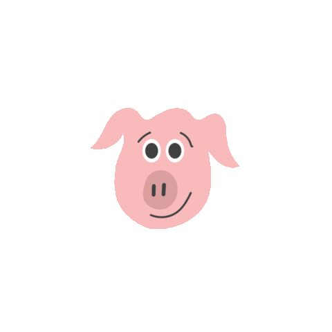Pig Piggy Sticker by FNBO