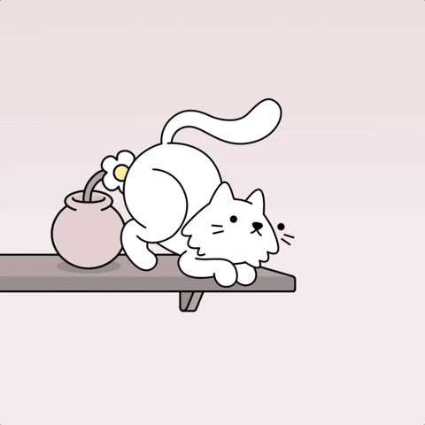 Black Cat GIF by doodles