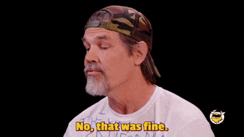 No, That Was Fine