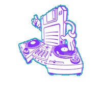 Party Logo Sticker by sugarbitz and friends