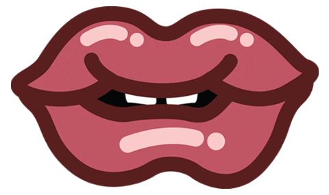 lips kiss Sticker by billymadethis
