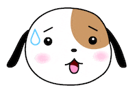 Puppy Melting Sticker