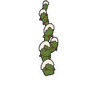 Christmas Cactus Sticker by Maeve Chocolate