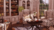 AutumnCozy flowers home house spring GIF