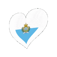 San Marino Heart Sticker by Eurovision Song Contest