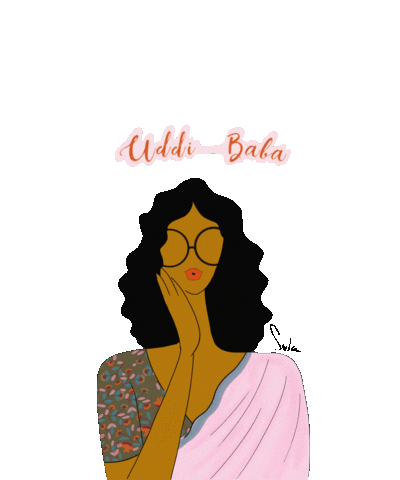 Saree Darling Sticker by Suta Bombay