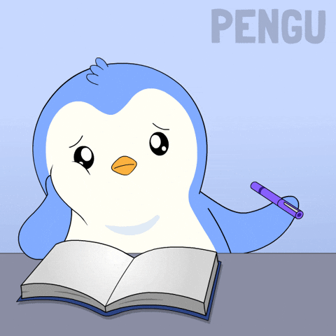 Bored School GIF by Pudgy Penguins