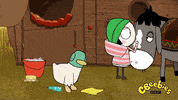 Sarah And Duck Lol GIF by CBeebies HQ
