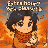 Fall Back Time Change GIF by Persona