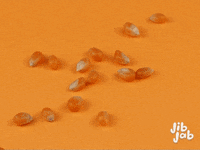 Orange Popcorn GIF by Hello Media