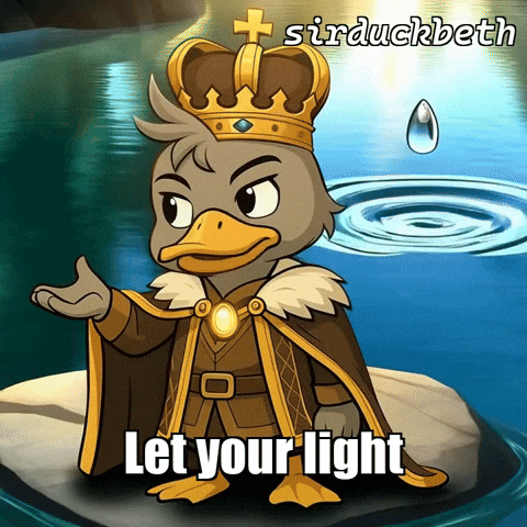 Water Glow GIF by SirDuckbeth