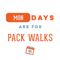 Friday Monday Sticker by OC Pup Scouts