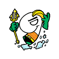 Superhero Dc Sticker by Paulberger