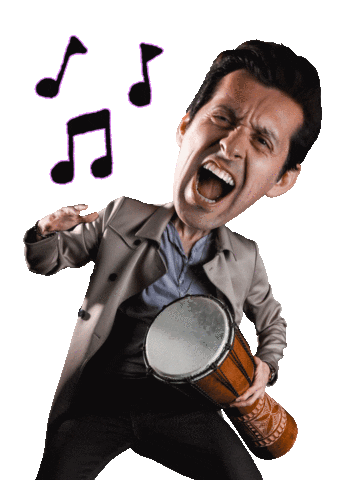 maxcomedian dance music party dancing Sticker