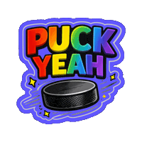 Puck Sticker by LongIslandHockeyCo