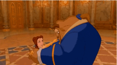 beauty and the beast dancing GIF by Disney