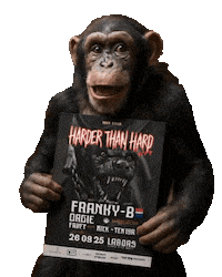 Harderthanhard Sticker by Beatdrop Events