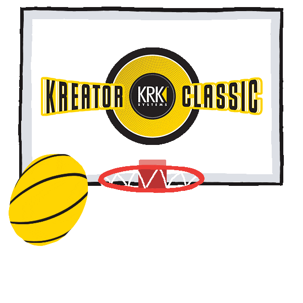 KRKMusic giphyupload basketball goal winner Sticker