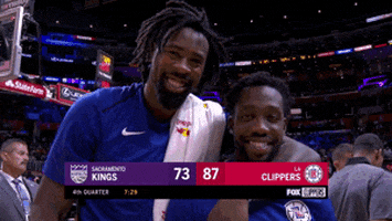 deandre jordan smile GIF by NBA