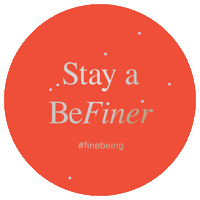 FineBeing ourwayofliving finebeing befiner Sticker