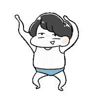 ootemachiko tap たっぷ 楽しい うれしい Sticker