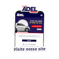 AdelVeiculos youtube delivery carro post novo Sticker