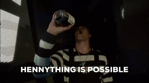 Hennything Is Possible Henney GIF by Matti Bluntless