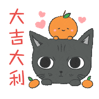 Chinese Cat Sticker