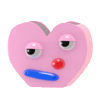 Heart Love Sticker by leanne rule