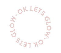 microglow skincare glow glowing lets glow Sticker