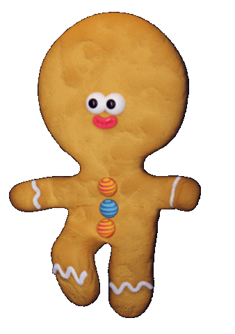 Happy Gingerbread Man Sticker by AT&T