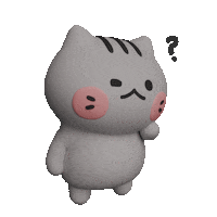 Cat Question Sticker