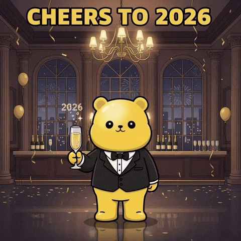 New Years Party GIF by Kanpai Pandas