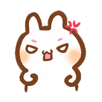 Angry Bunny Sticker
