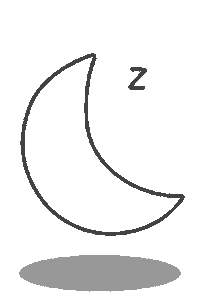 Tired Night Sticker by Oly Sheet