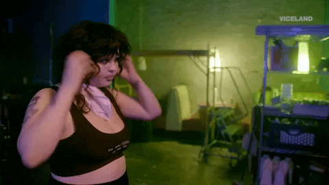 model pose GIF by HOLLYWOOD LOVE STORY